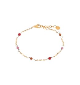 Armband dottie ruby