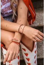Armband dottie ruby