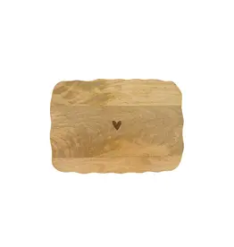 Dienblad hout hartje