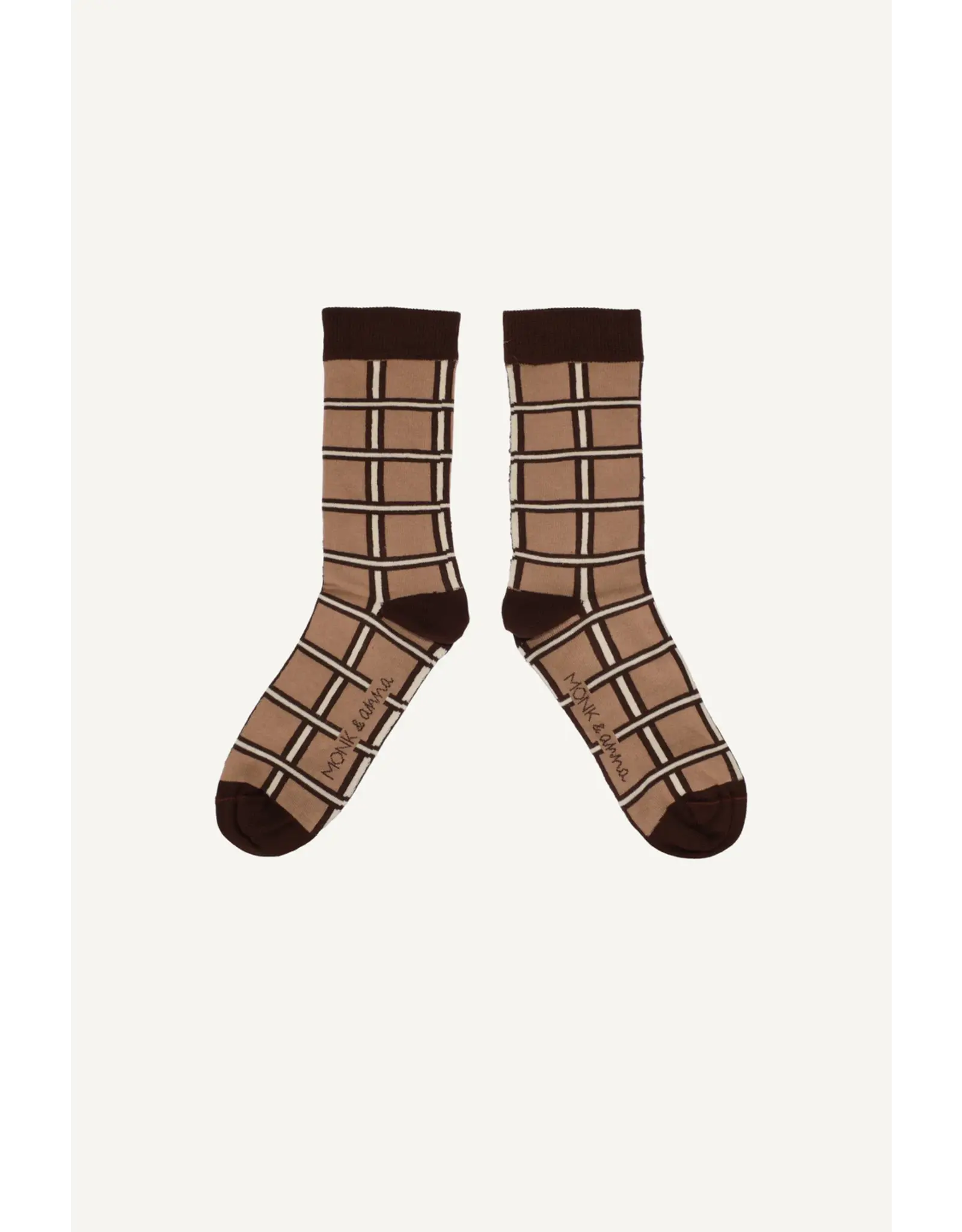 Sokken checked clay
