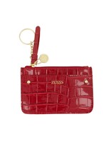 Pasjeshouder croco rood