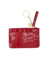 Pasjeshouder croco rood