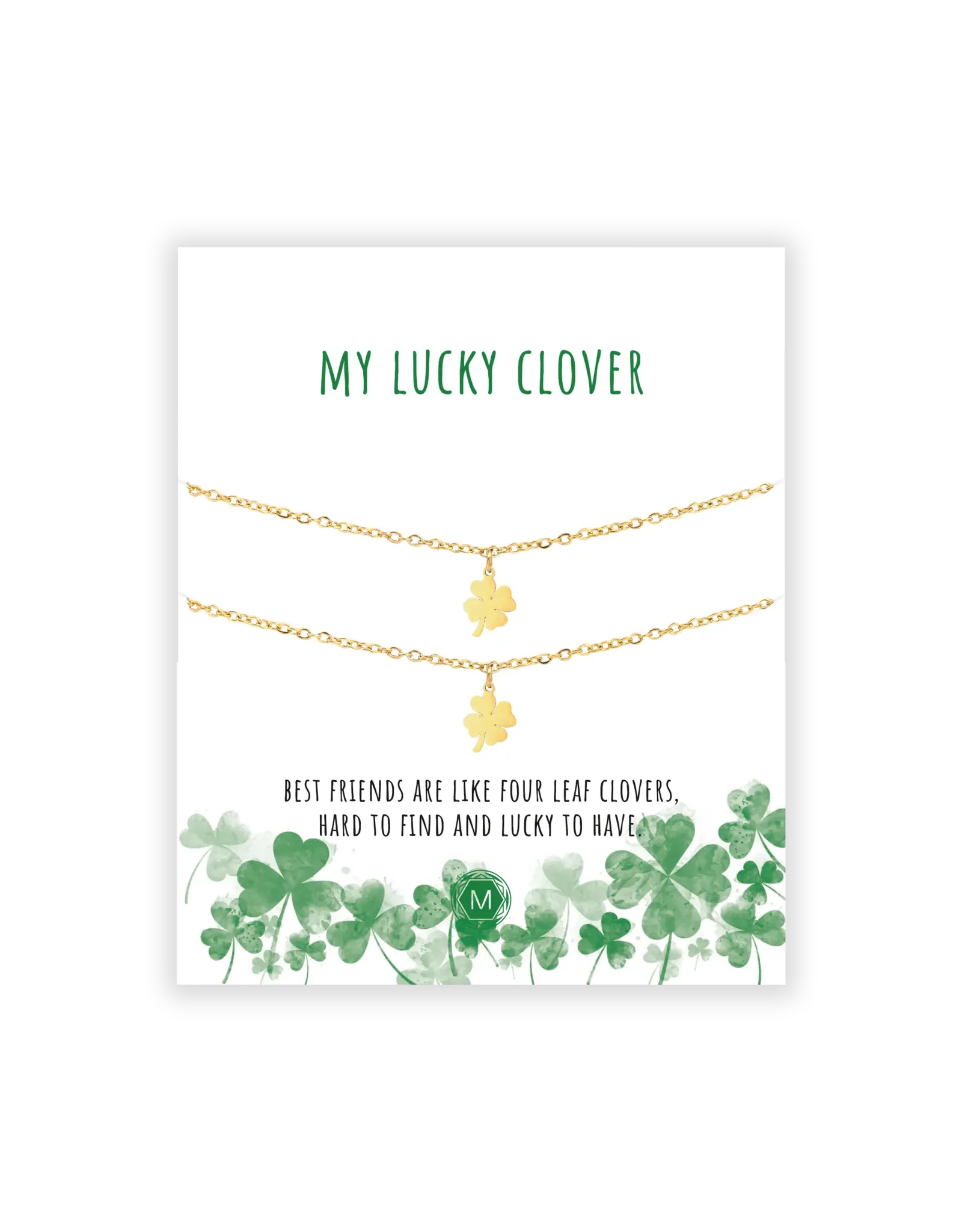 Set 2 armbanden Lucky clover