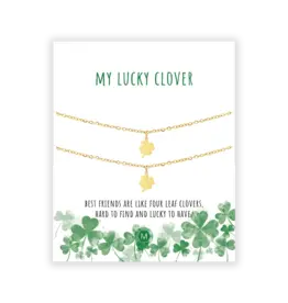 Set 2 armbanden Lucky clover