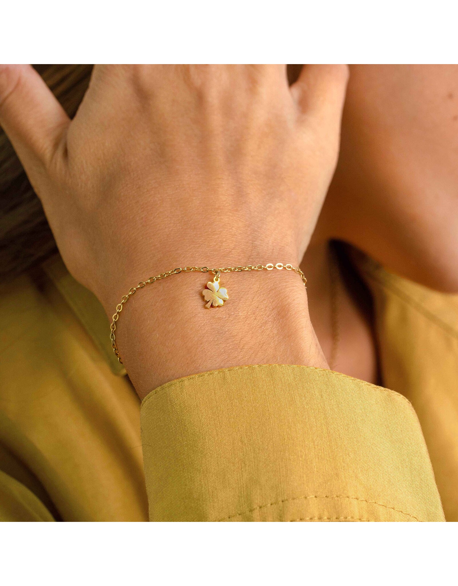 Set 2 armbanden Lucky clover