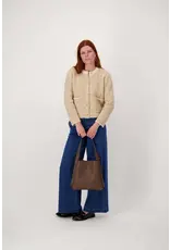 Schoudertas + extra zakje bruin