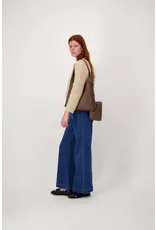 Schoudertas + extra zakje bruin