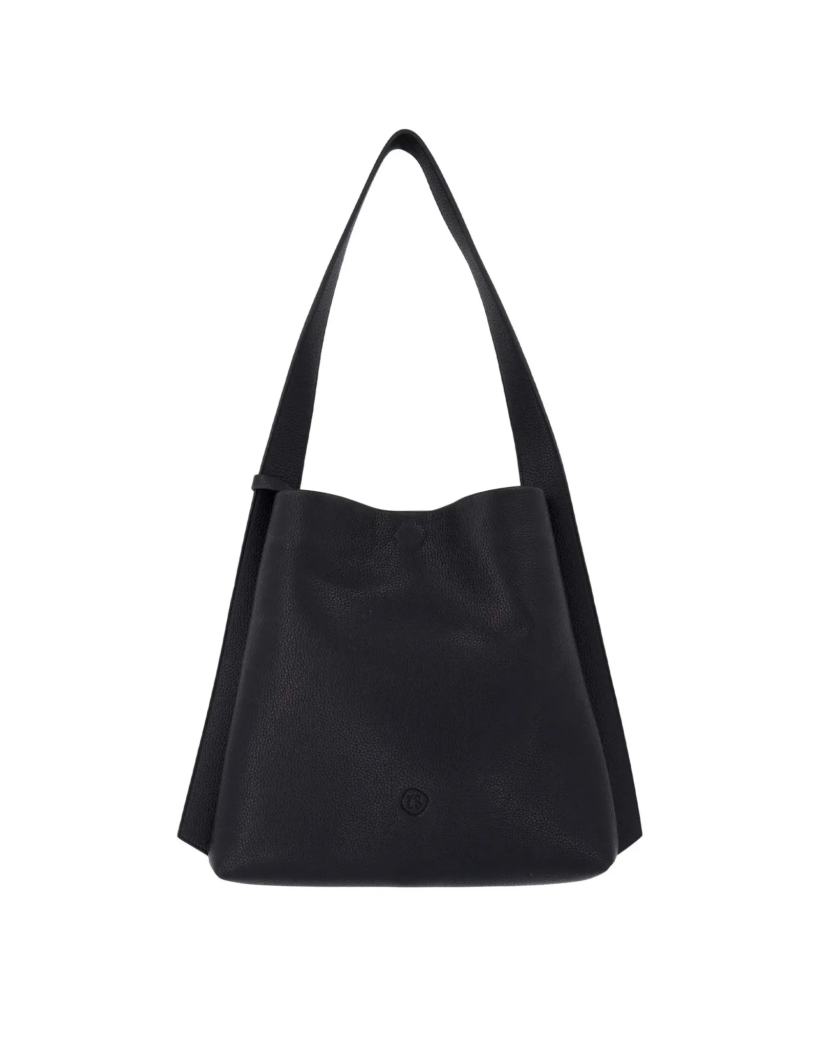 Schoudertas + extra zakje zwart