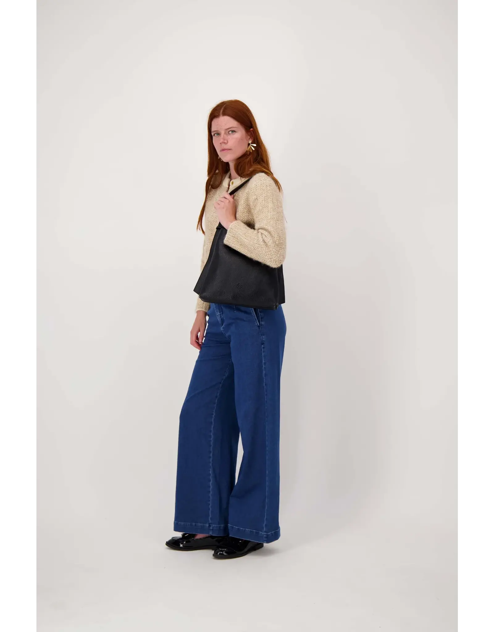 Schoudertas + extra zakje zwart