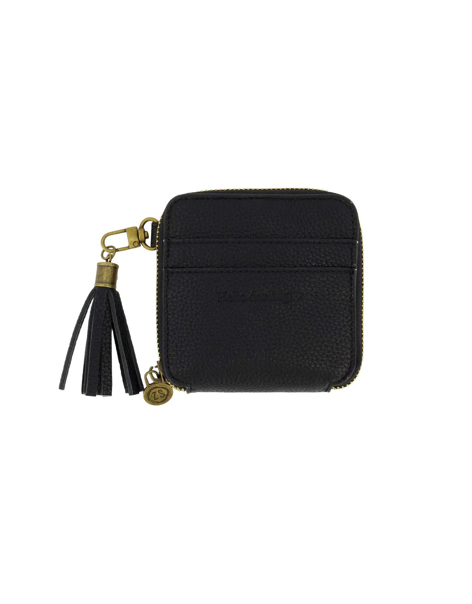 Portemonnee kwastje zwart
