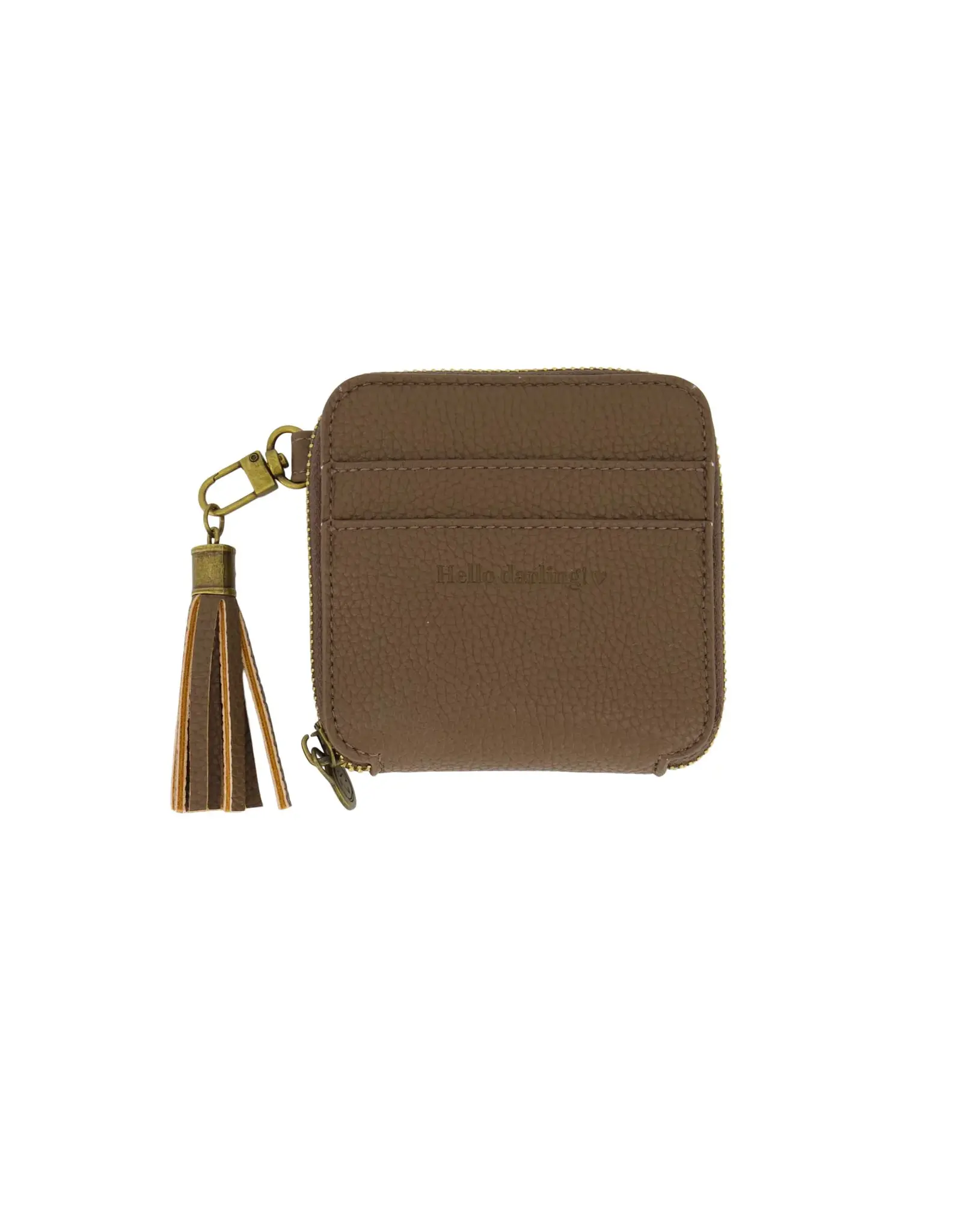 Portemonnee kwastje bruin