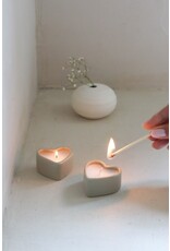 Set 2 hartjes kaarsen