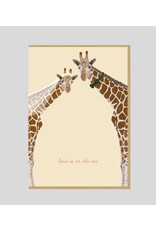 Wenskaart Jozefien Love is in the air