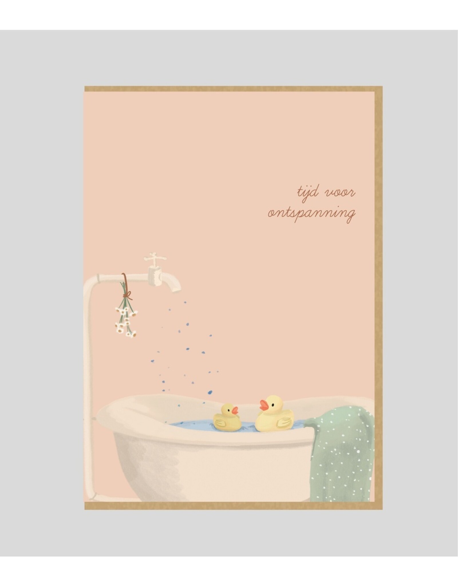Wenskaart Jozefien Tijd voor ontspanning