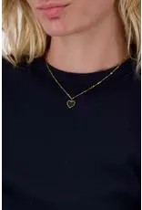 Ketting hartje zwart