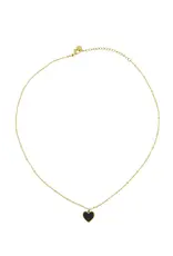 Ketting hartje zwart