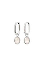 Oorringen blush zilver