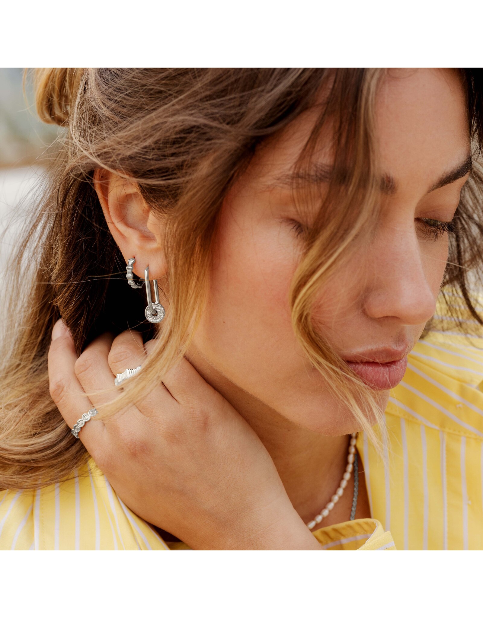 Oorringen lua zilver