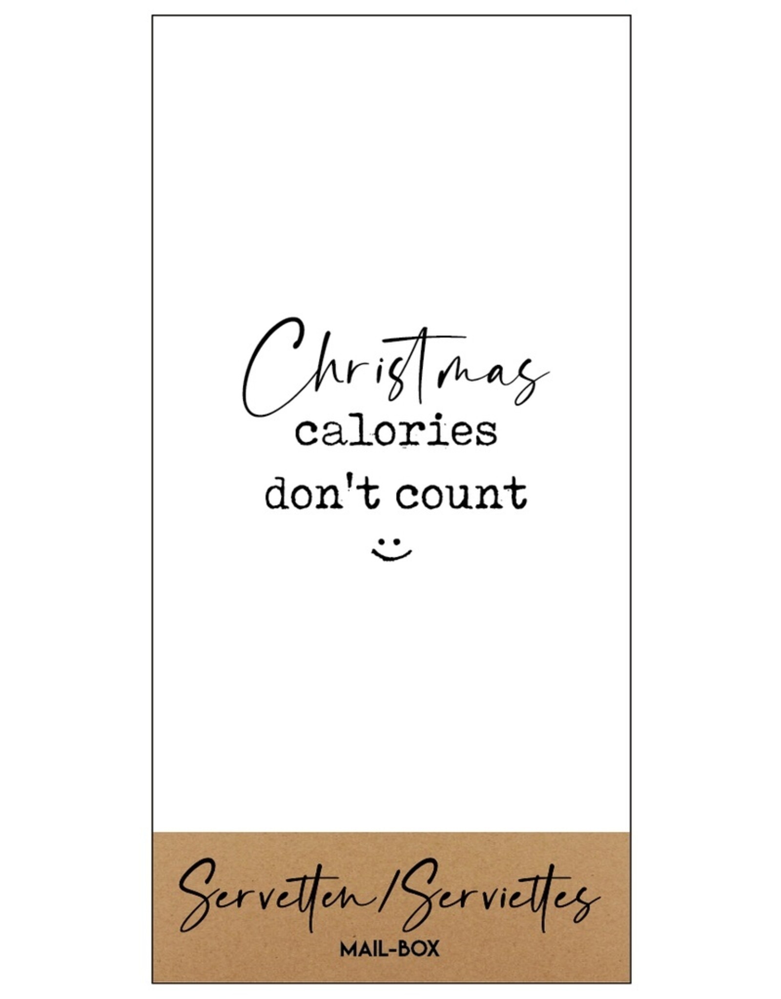 Servetten Christmas calories