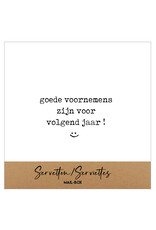 Servetten Goede voornemens