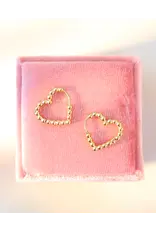 Oorringen bubbly heart