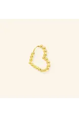 Oorringen bubbly heart