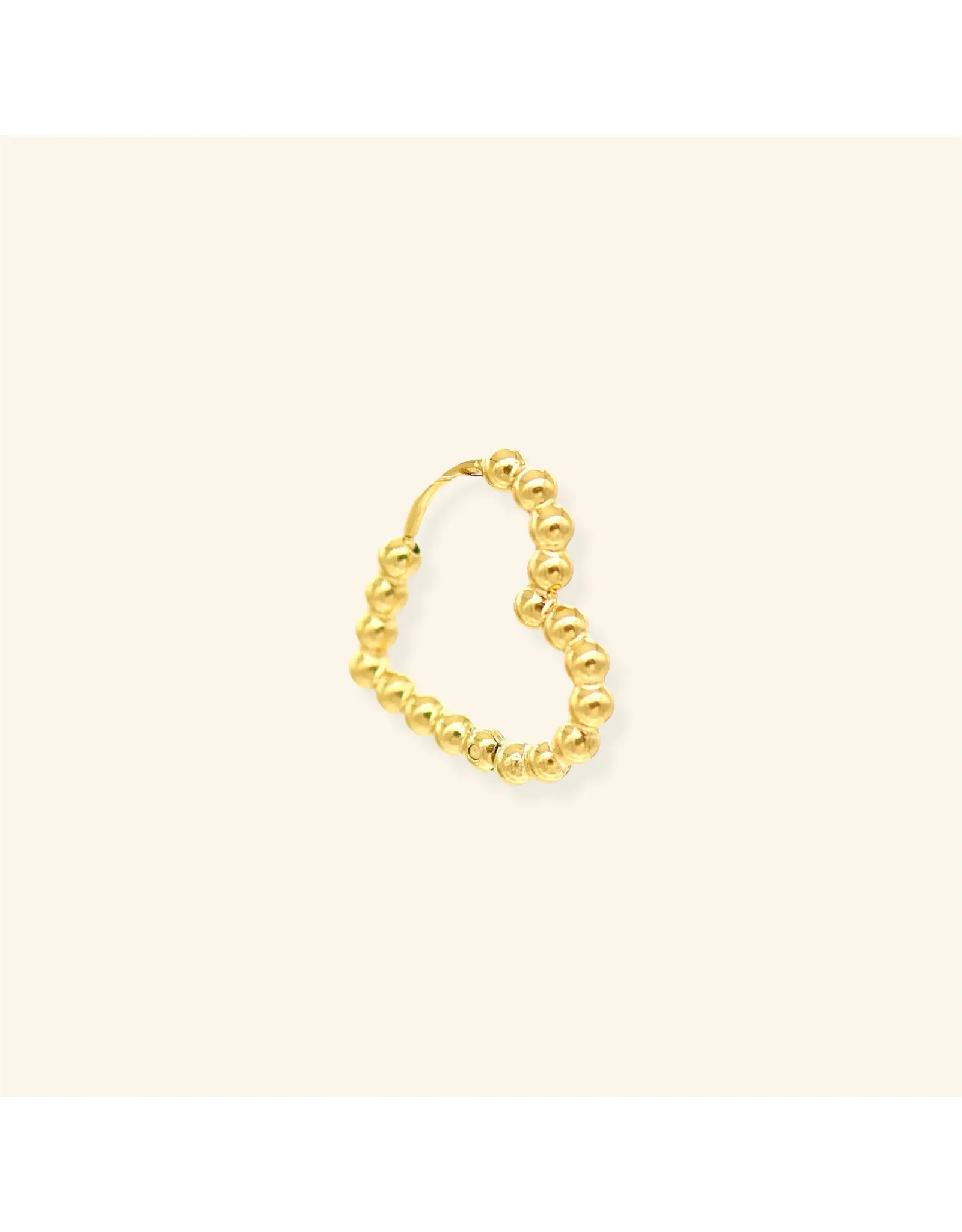 Oorringen bubbly heart