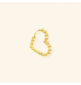 Oorringen bubbly heart