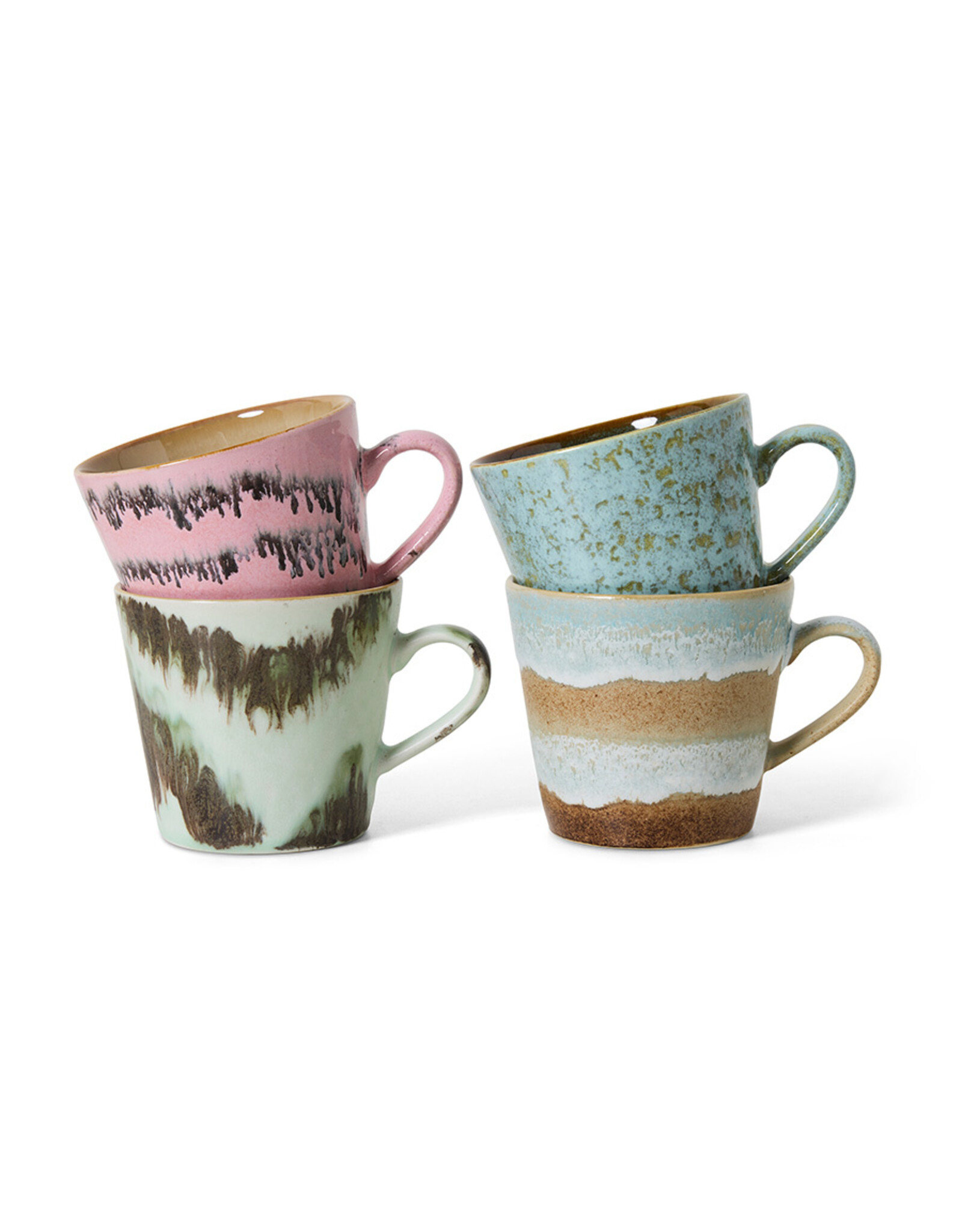 Set 4 Cappuccino mugs Dada