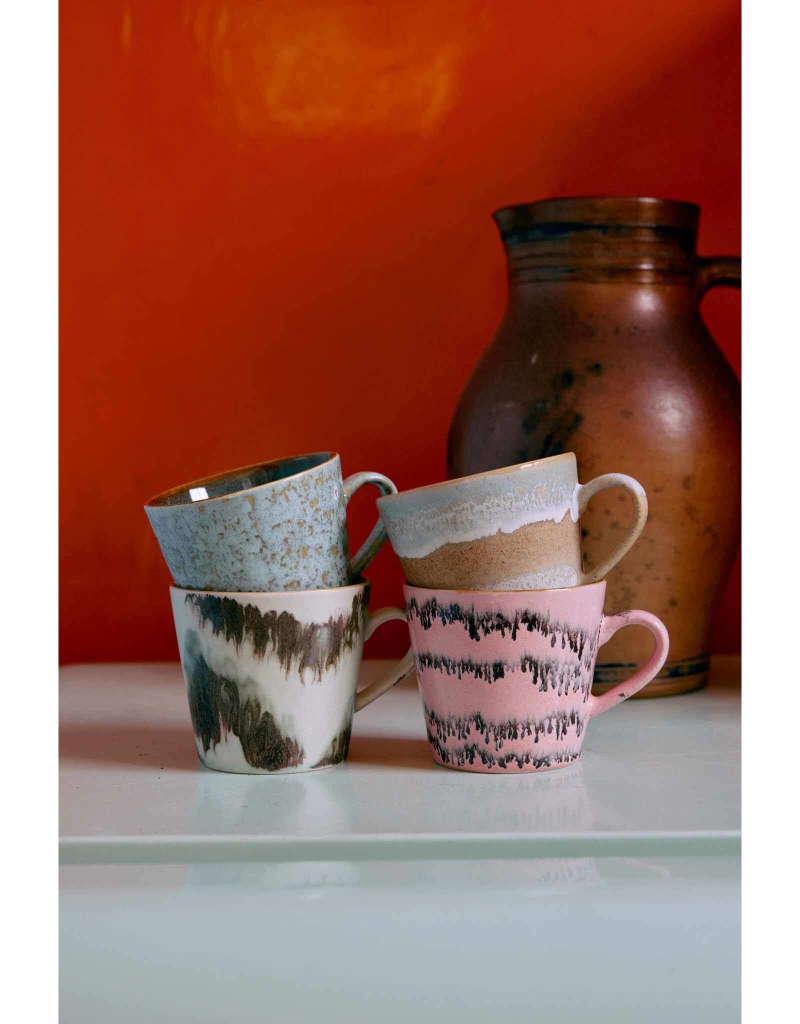 Set 4 Cappuccino mugs Dada