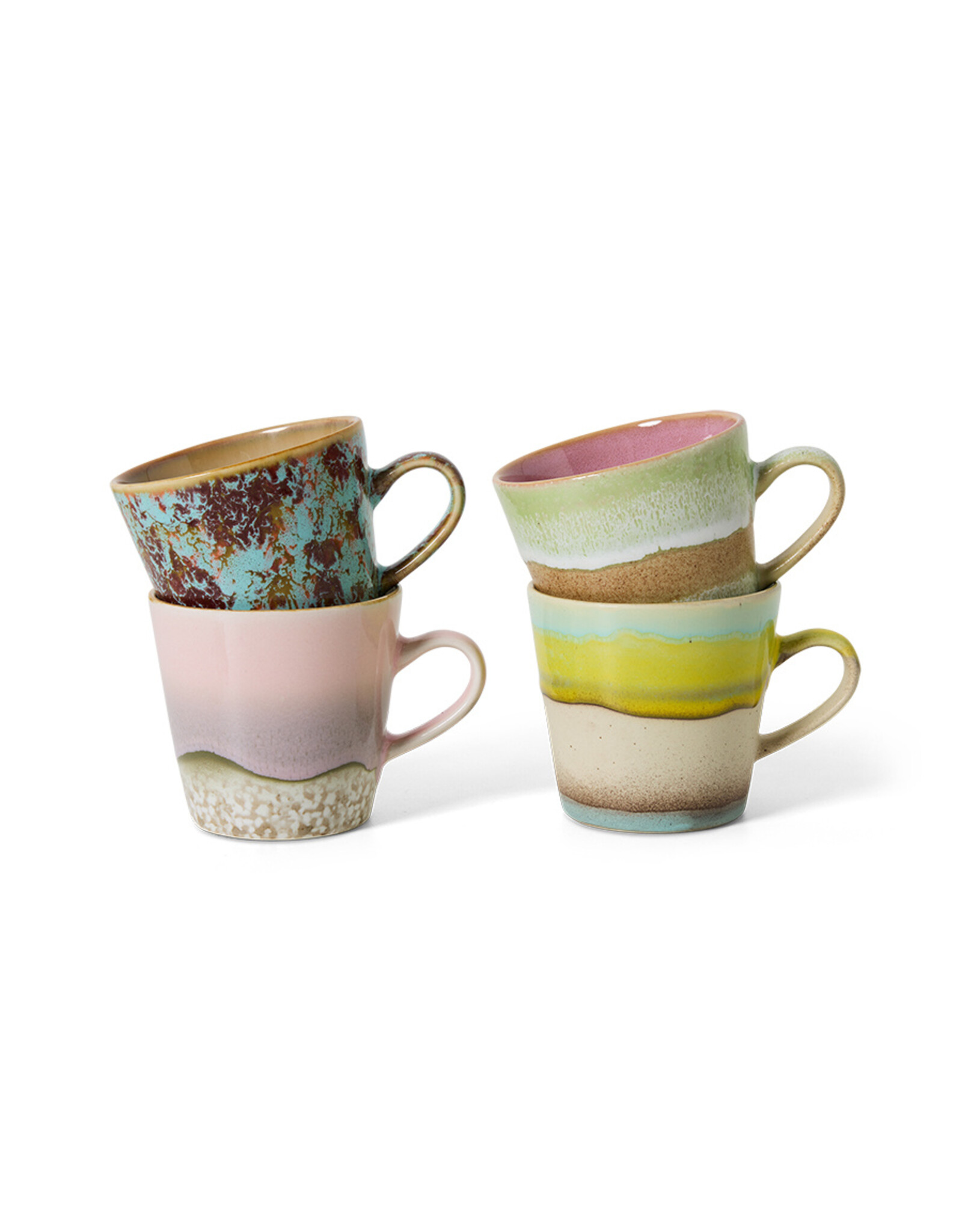 Set 4 Americano mugs Rococo
