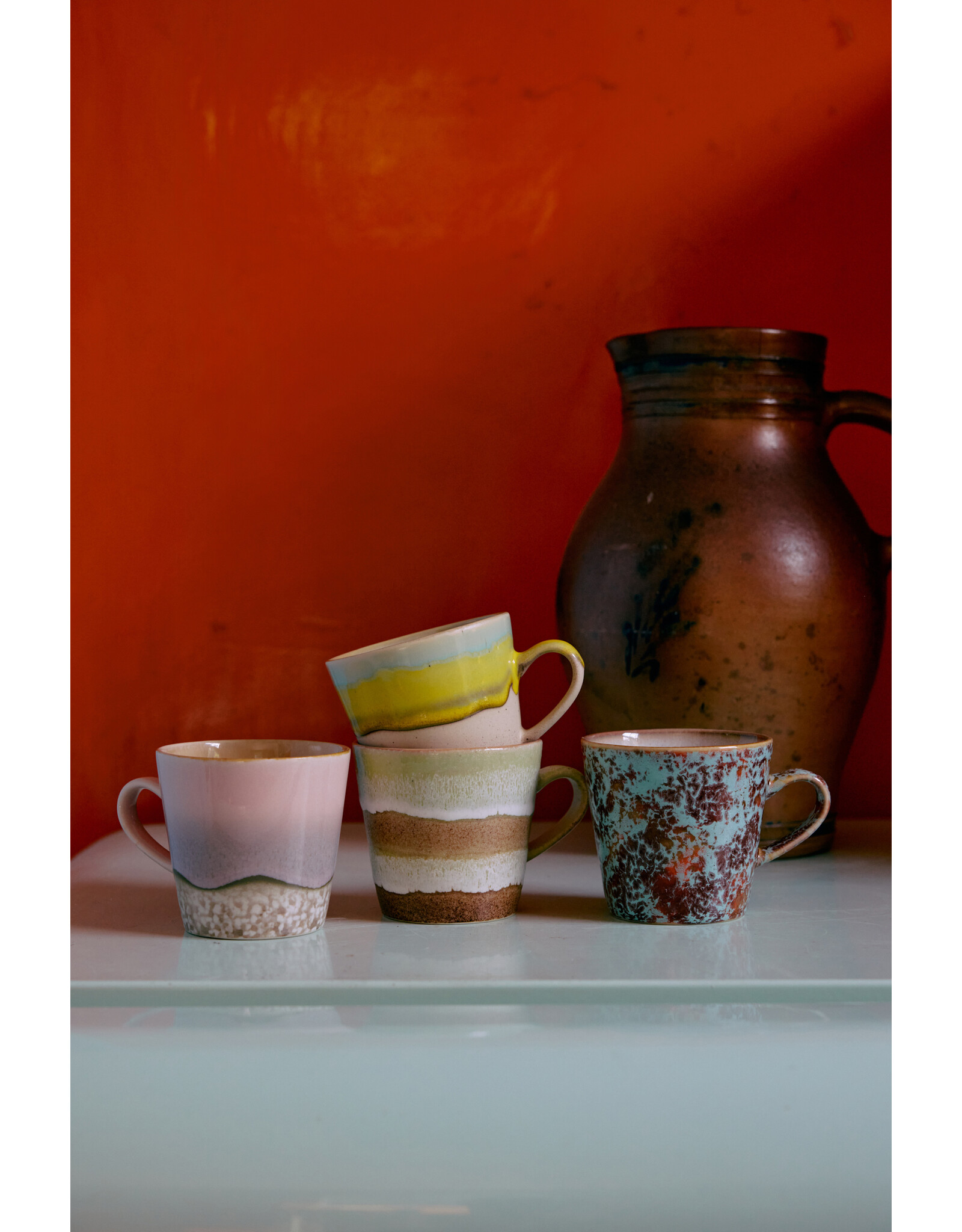 Set 4 Americano mugs Rococo