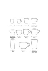 Set 4 Coffee mugs Pop art