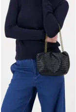 Tas gevlochten zwart