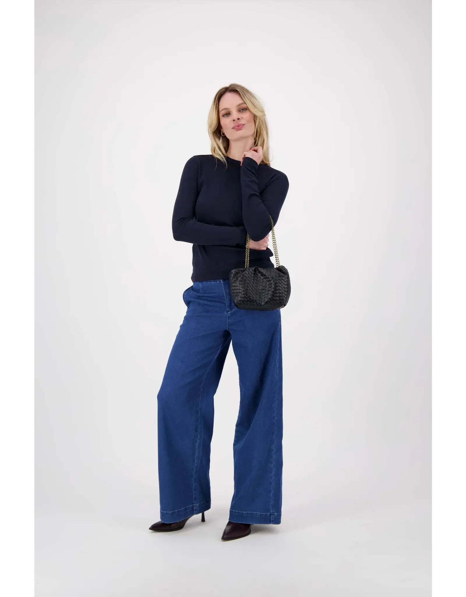 Tas gevlochten zwart