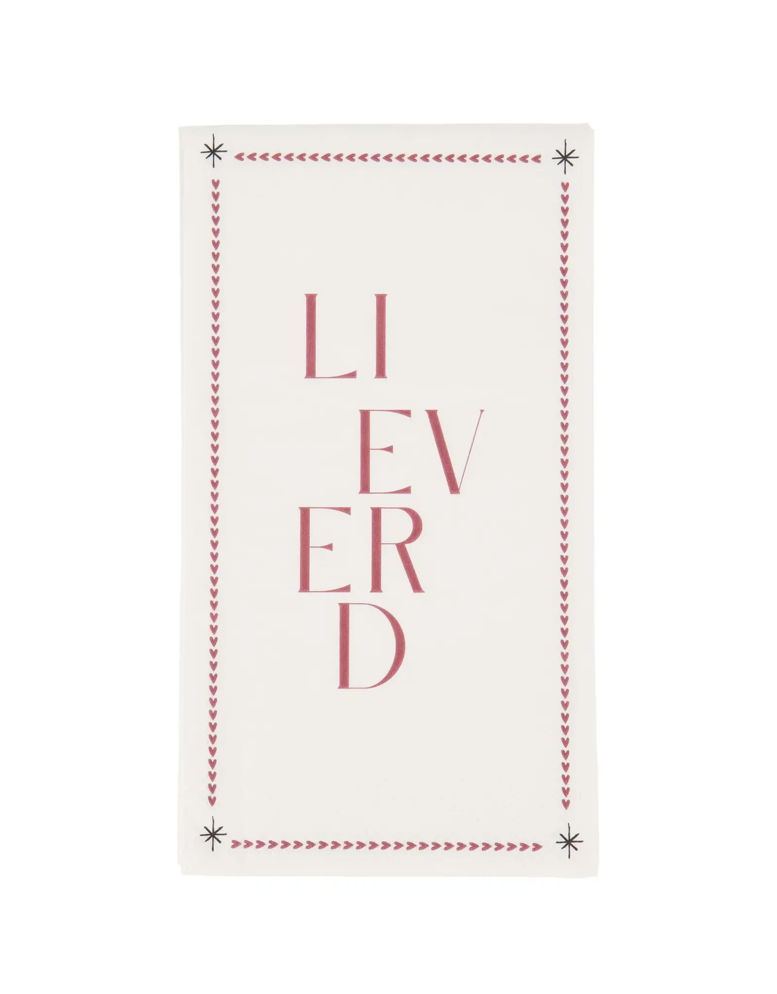 Servetten lieverd rood