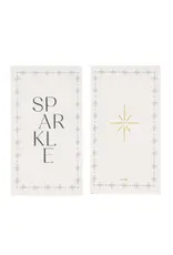 Servetten sparkle blauw