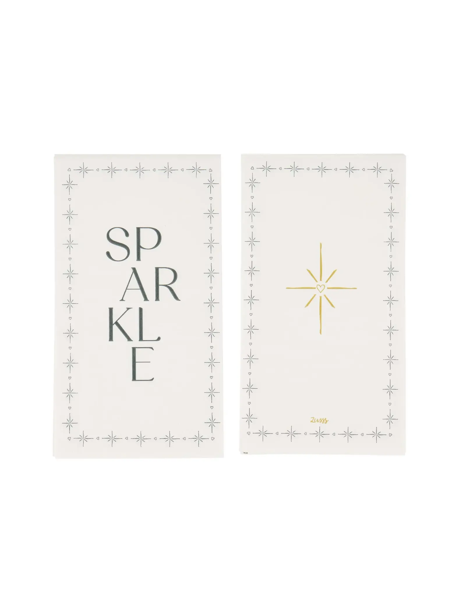Servetten sparkle blauw