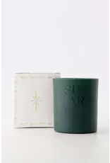 Geurkaars Sparkle wit/groen