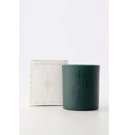 Geurkaars Sparkle wit/groen