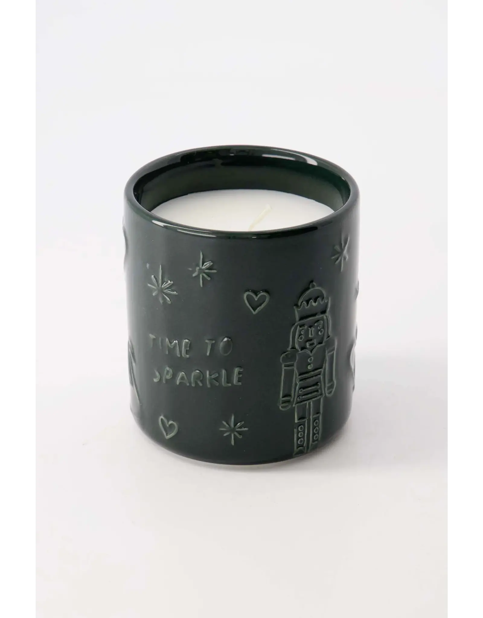Geurkaars Time to sparkle groen