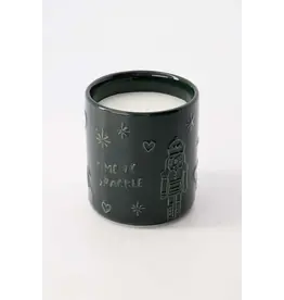 Geurkaars Time to sparkle groen
