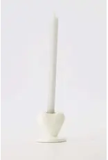 Kandelaartje hartje wit