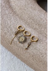 Oorring grey glow 1 stuk