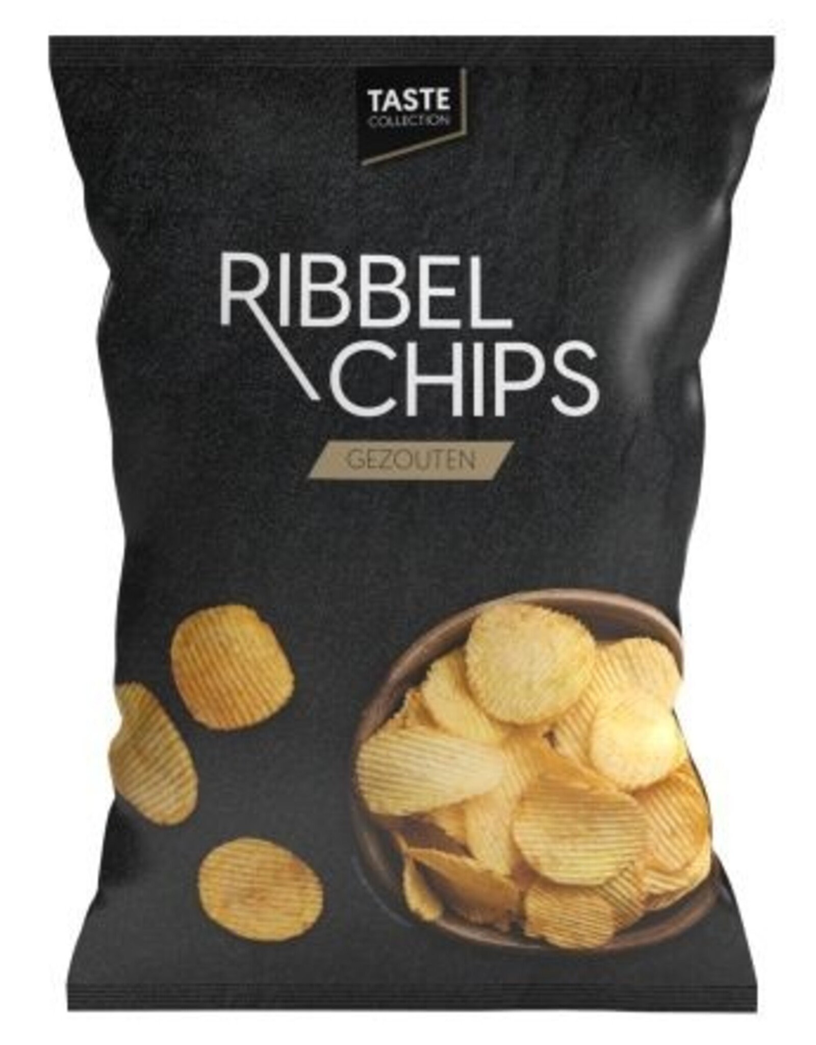 Ribbelchips zout