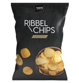 Ribbelchips zout