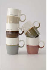 Theemok Me time wit/grijsblauw