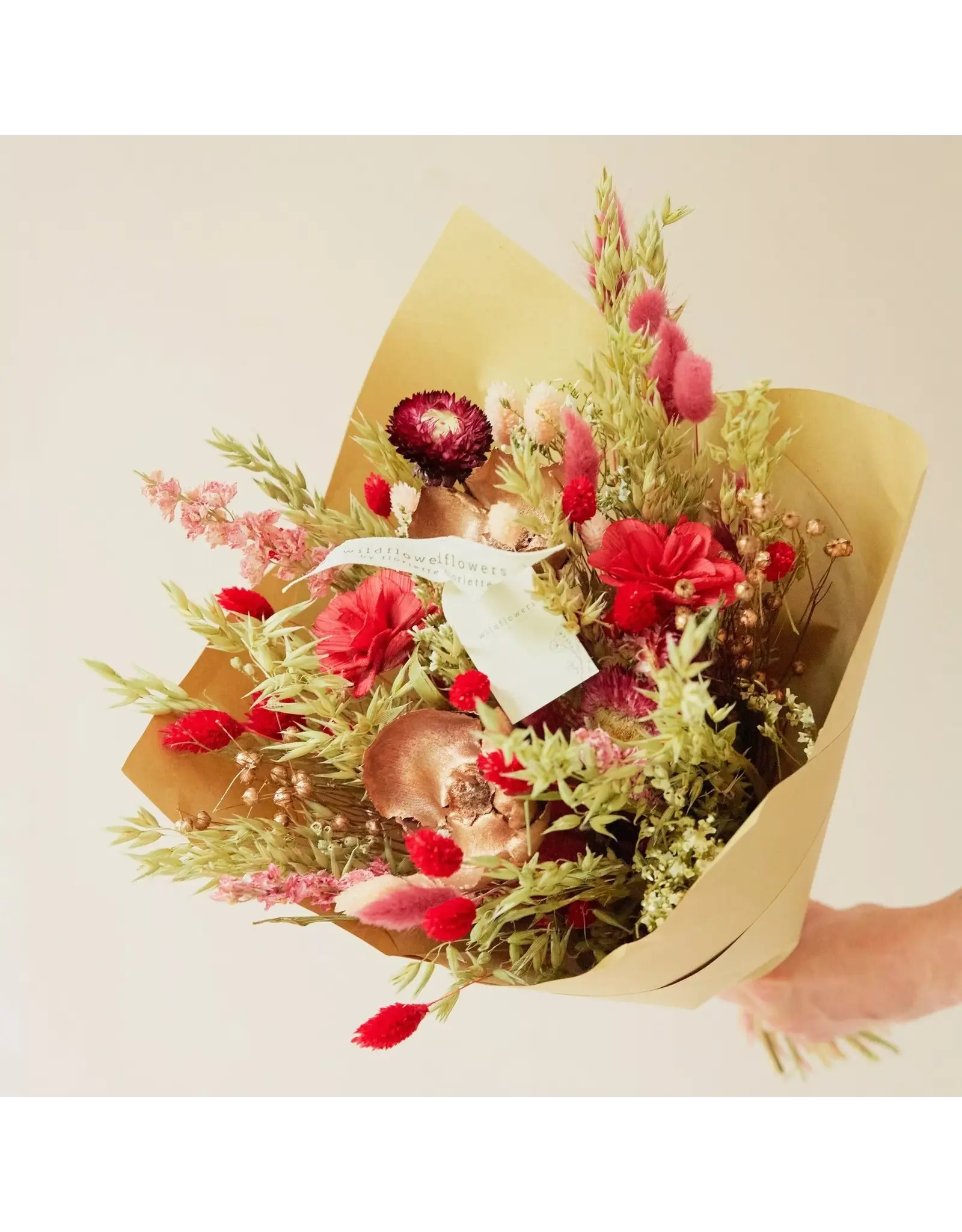 Droogbloemen Red allure