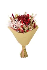 Droogboeket mix + zijdebloemen