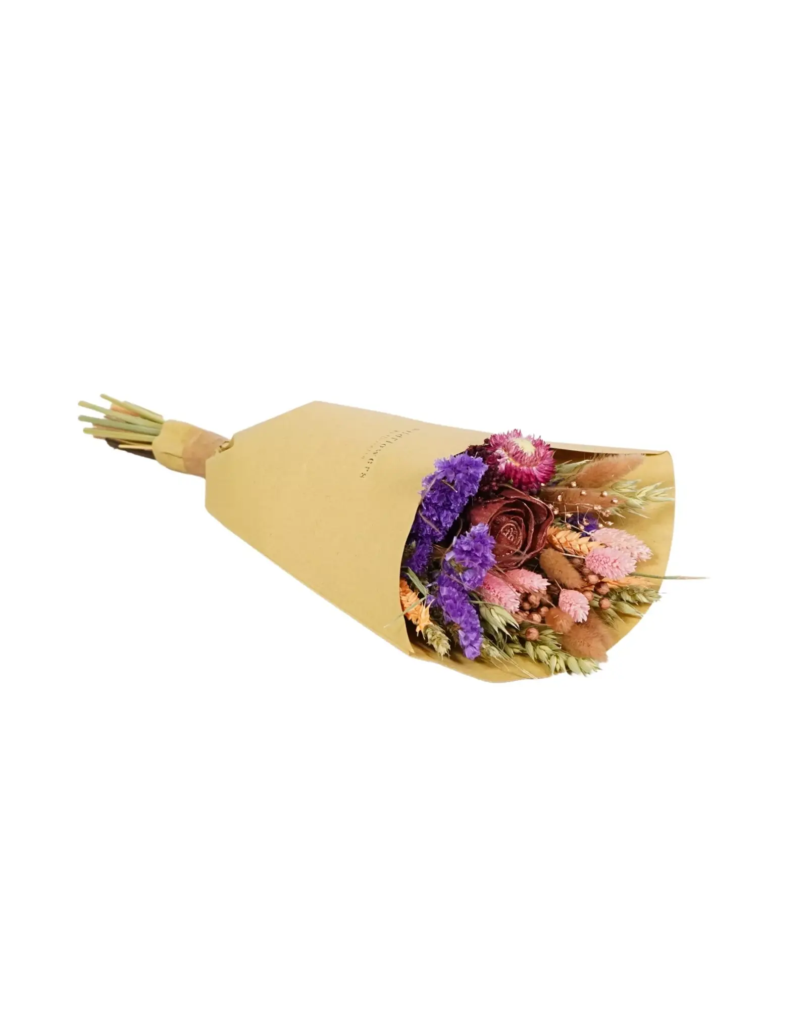 Droogbloemen medium burgundy